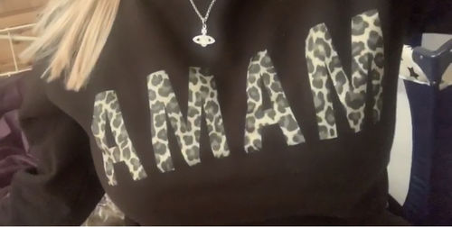 Customer photo review of Mama & Mini Mum & Kid Matching Sweatshirts (MRK X)