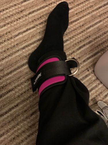 Customer photo review of Sangle cheville pour le travail des fessiers sur poulie