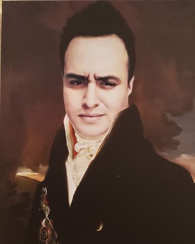 Customer photo review of The Count - Custom Canvas