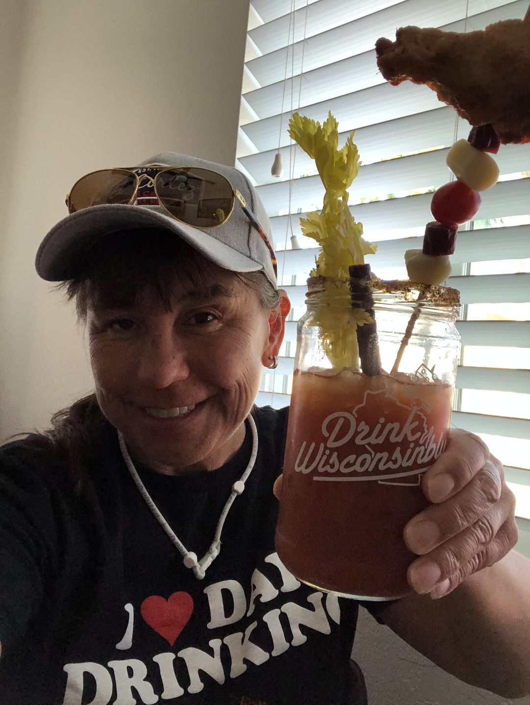 Customer photo review of "I Love Day Drinking" T-Shirt