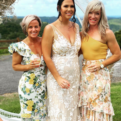 Customer photo review of Evaliah Floral Dress - Green/Yellow