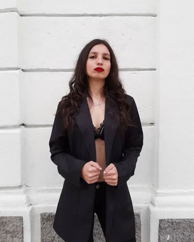 Customer photo review of Long Sleeves Suit Jacket