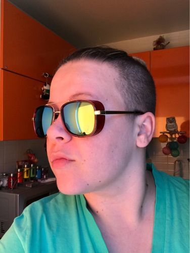 Customer photo review of Tony Stark Sunglasses