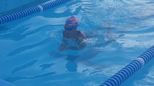 Customer photo review of XCEED Titanium Mirror Goggle - Blue