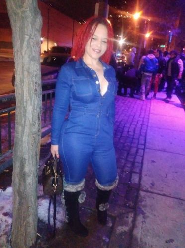 Customer photo review of Fashion Sexy Denim Slim Jumpsuit