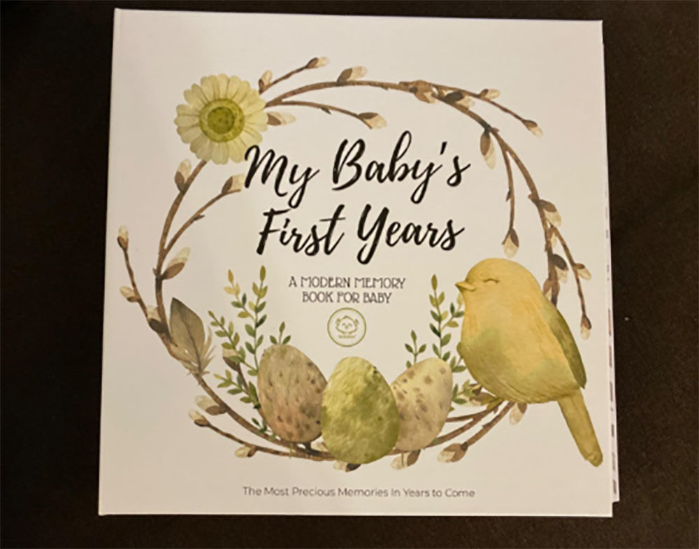 Customer photo review of Baby First Years Memory Book