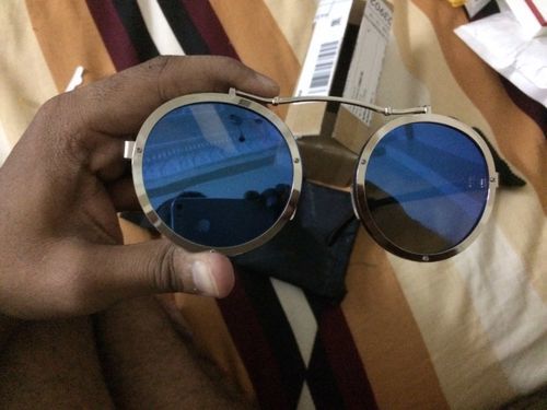 Customer photo review of Slit Sunglasses