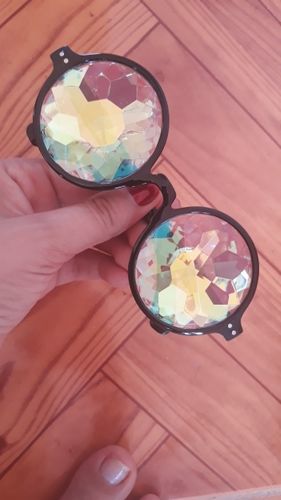 Customer photo review of Cykes Kaleidoscope Glasses