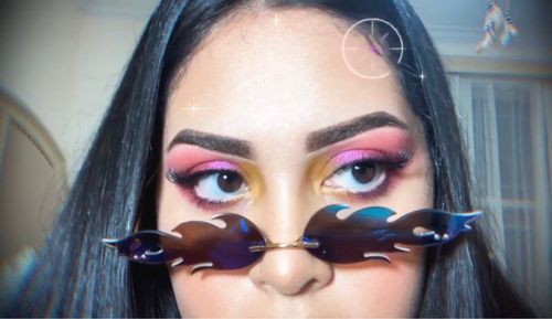 Customer photo review of Flames Sunglasses