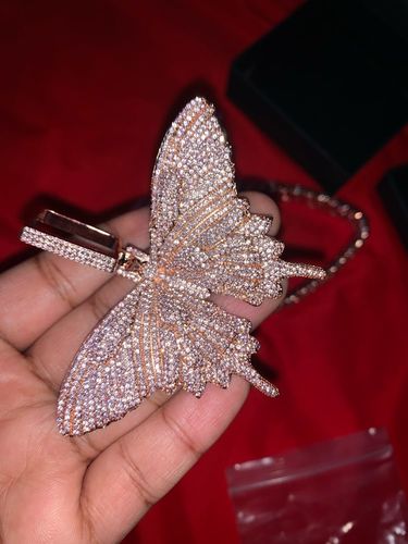 Customer photo review of BUTTERFLY PENDANT