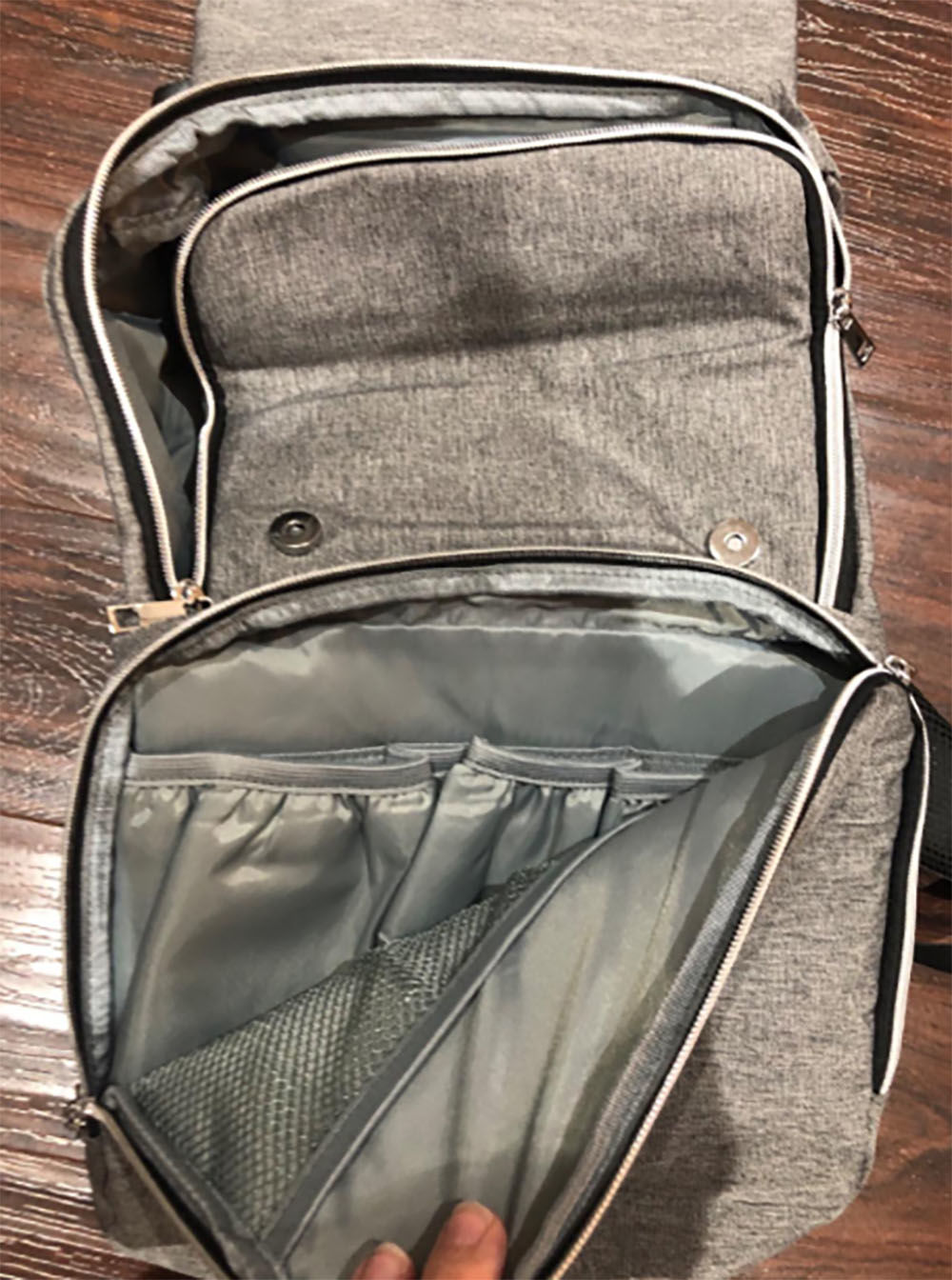 Customer photo review of Explorer Diaper Backpack (40% Off NOW!)