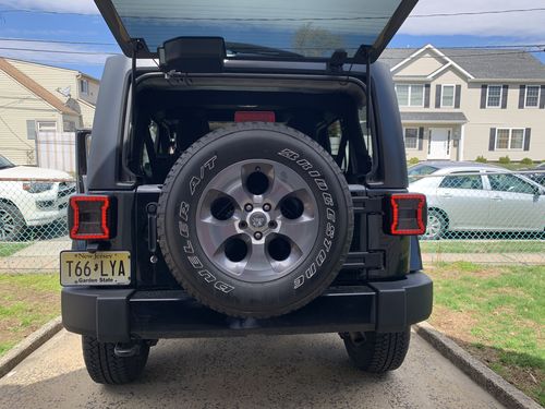Customer photo review of JK to JL Conversion Tail Lights - Black (07-18 JEEP WRANGLER JK/ JKU)