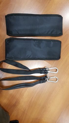 Customer photo review of Larges angles abdominaux robuste 130kg avec rembourrage doux et mousqueton de sécurité en acier