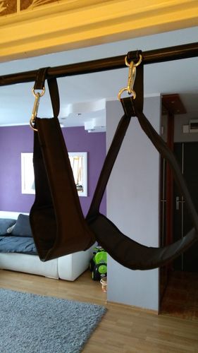 Customer photo review of Larges angles abdominaux robuste 130kg avec rembourrage doux et mousqueton de sécurité en acier