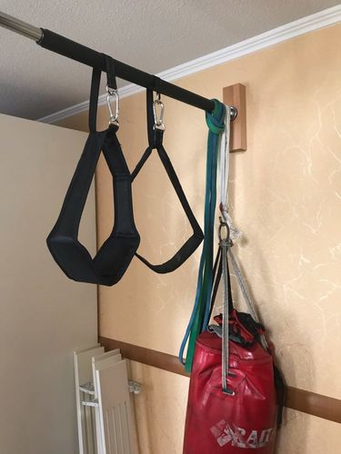 Customer photo review of Larges angles abdominaux robuste 130kg avec rembourrage doux et mousqueton de sécurité en acier