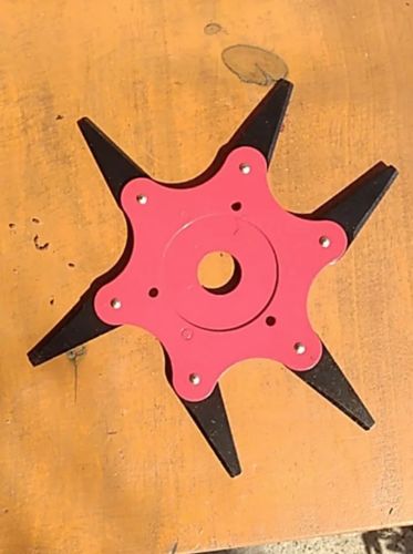 Customer photo review of 6 kanten stalen trimmerkop