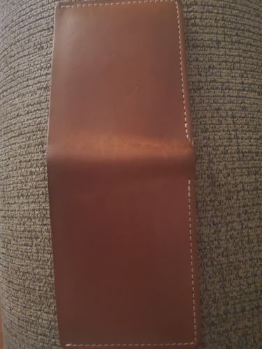 Customer photo review of Blemished | No.55 | 'Natural Oak' Men's Leather Bill Fold Wallet