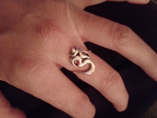 Customer photo review of Beautiful Om Ring