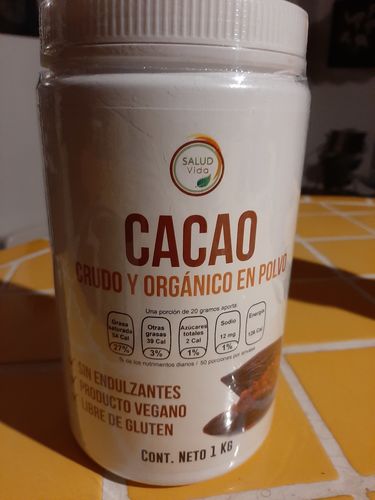 Customer photo review of Cacao Orgánico en Polvo