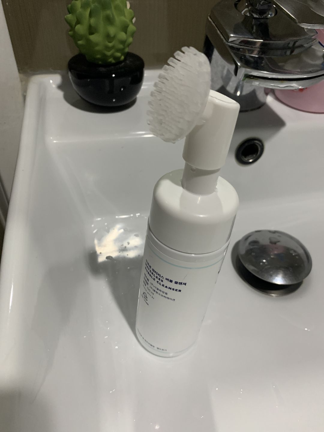 Customer photo review of arrr Waterless Bubble Cleanser