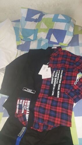 Customer photo review of Split Plaid Jacket