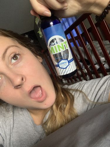 Customer photo review of Nano Silver Mouthwash (Travel Size)