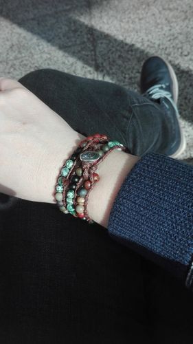 Customer photo review of Colourful Love - Pärchenarmband