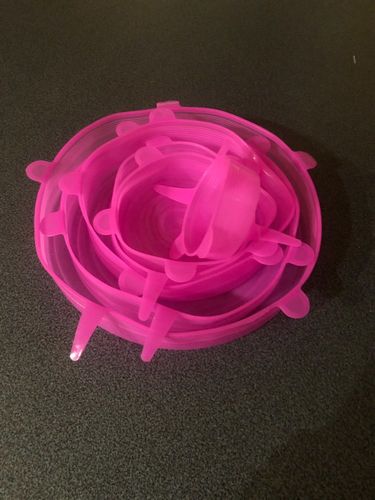 Customer photo review of 6 Couvercles extensibles en Silicone