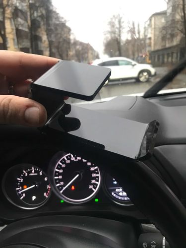 Customer photo review of Headphone Headset Holder Stick on Headphone Hanger