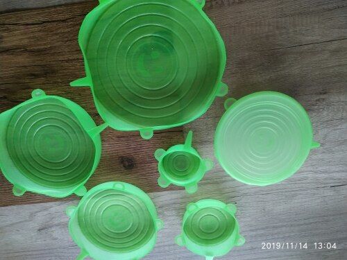 Customer photo review of 6 Couvercles extensibles en Silicone