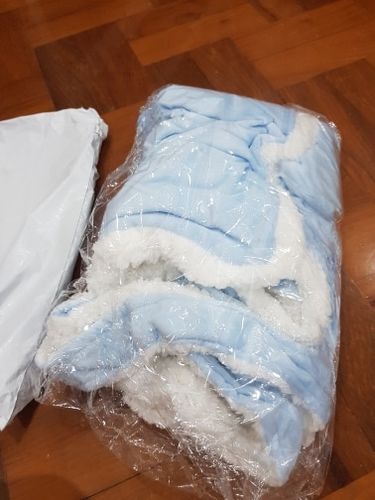 Customer photo review of Baby Swaddle Blanket