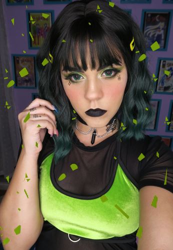 Customer photo review of Lolita gradient wig  YC21683