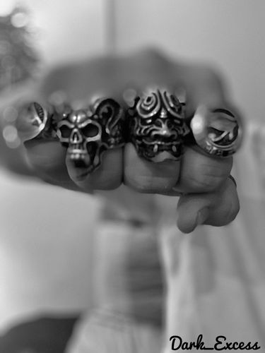 Customer photo review of DEMON VAMPIRE RING
