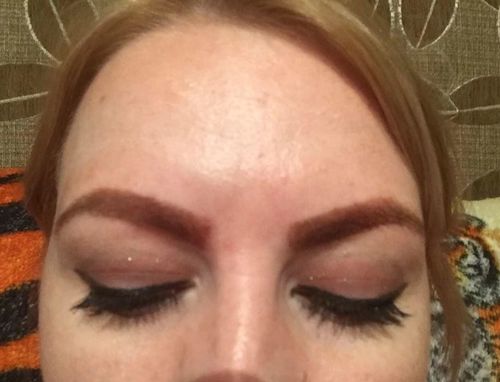 Customer photo review of Lovybrow - Gelmasker