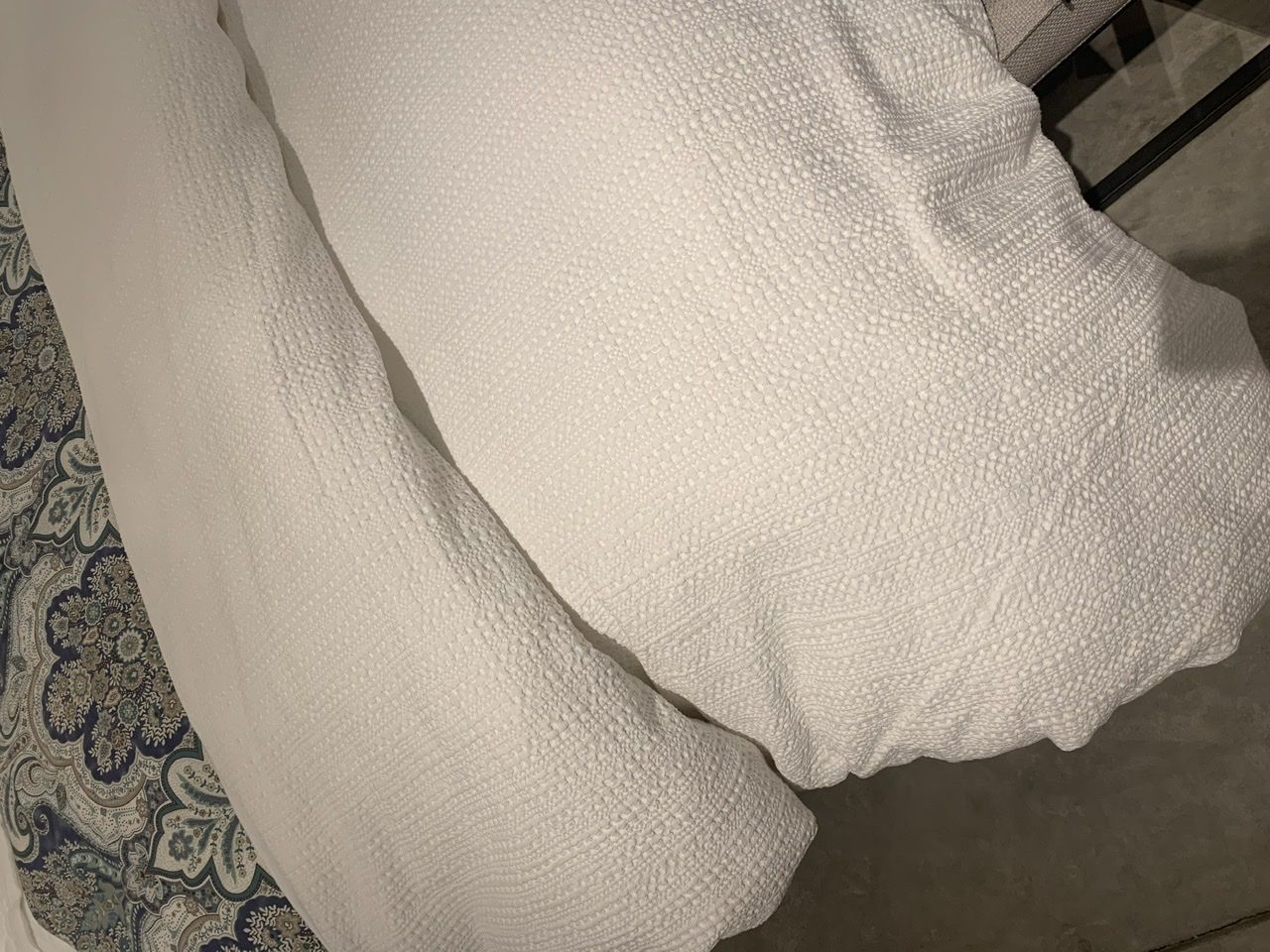 Customer photo review of Wool Comforter, Queen