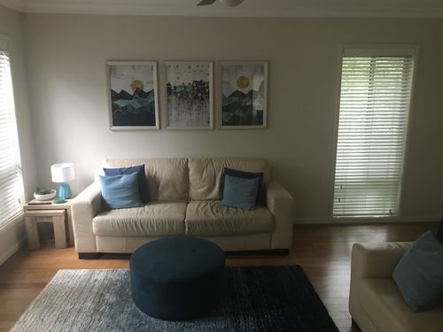 Customer photo review of Geometric Sun Landscape