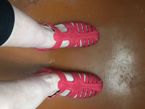 Customer photo review of Dr. CARE™ - PREMIUM ORTHOPEDIC ROUND TOE SANDALS