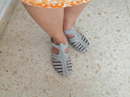 Customer photo review of Dr. CARE™ - PREMIUM ORTHOPEDIC ROUND TOE SANDALS