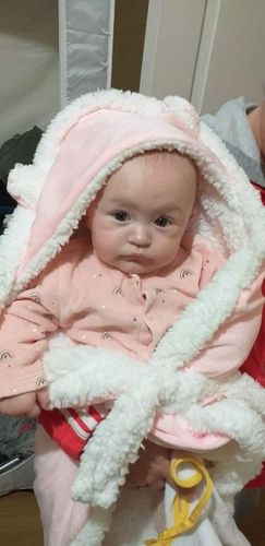 Customer photo review of Baby Swaddle Blanket