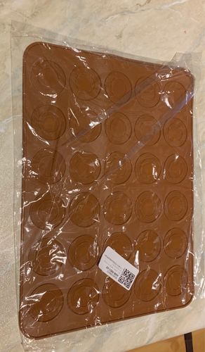Customer photo review of Tapis pour les macarons