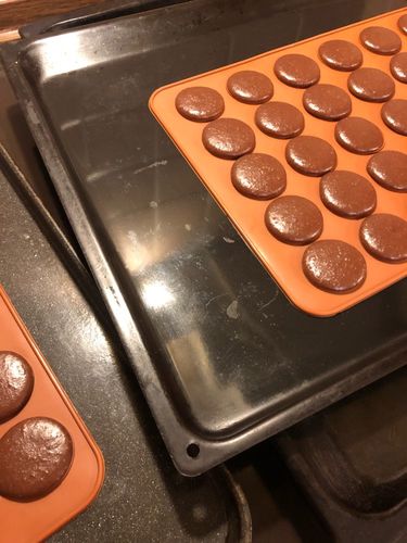 Customer photo review of Tapis pour les macarons
