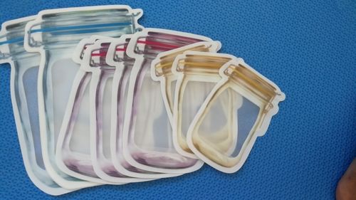 Customer photo review of Sac Ziplock Vase - Lot de 5
