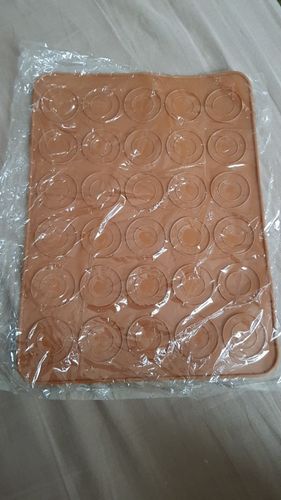Customer photo review of Tapis pour les macarons