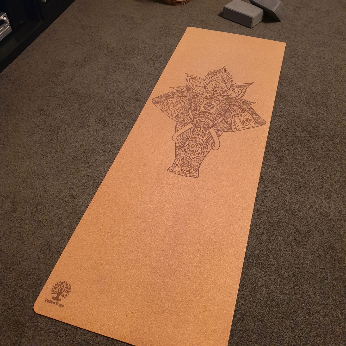 Customer photo review of Elephant Yoga Mat