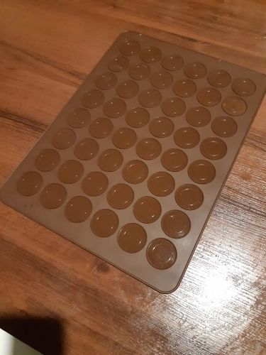 Customer photo review of Tapis pour les macarons