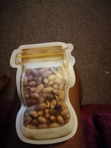 Customer photo review of Sac Ziplock Vase - Lot de 5