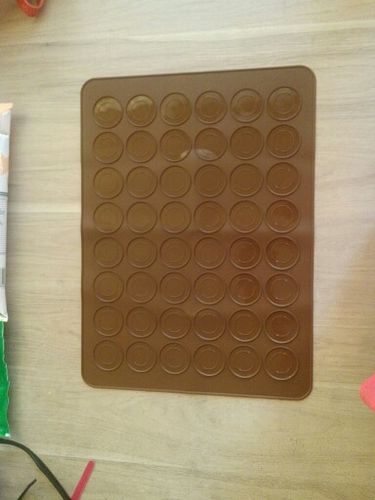 Customer photo review of Tapis pour les macarons