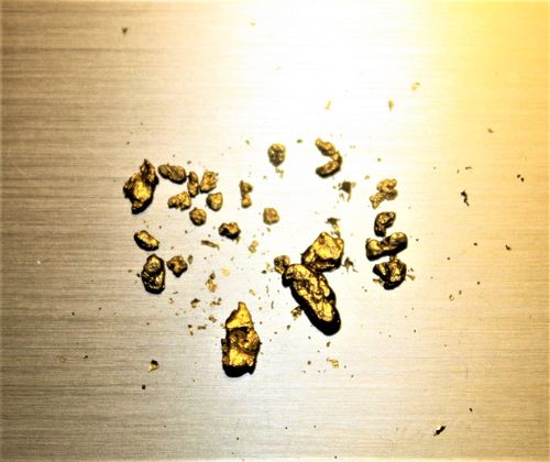 Customer photo review of *New* 2020 NUGGET RESERVE 'CLUNKER' Gold Paydirt Panning Unsearched