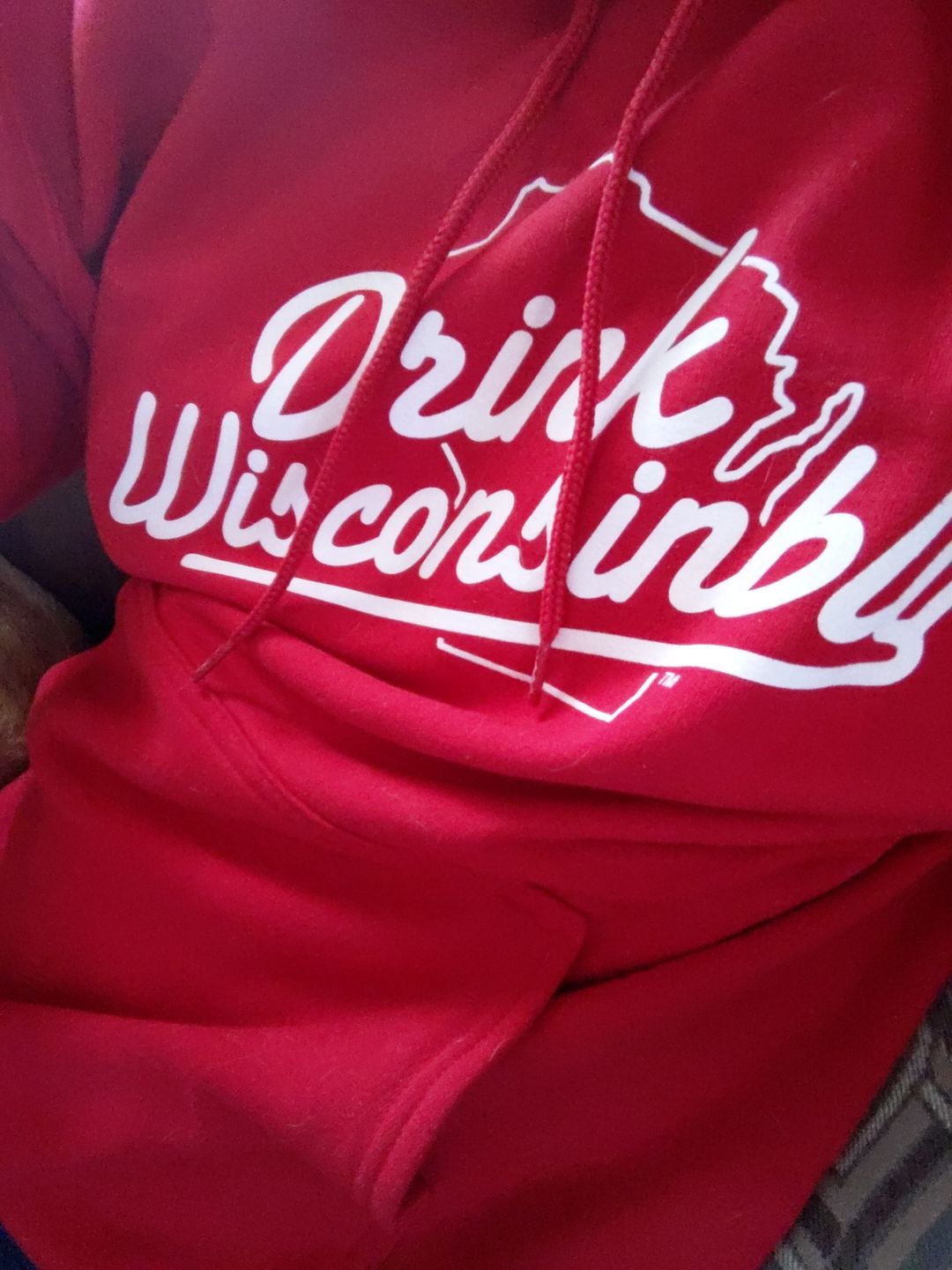 Customer photo review of Classic Red Hoodie
