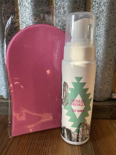 Customer photo review of Desert Bronze Self Tanning Mousse READY TO SHIP!!